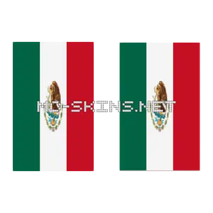 Mexico Flag cape, outside and lining