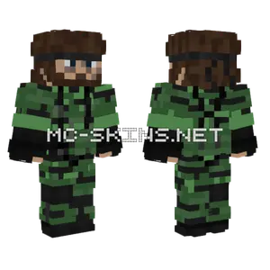 MGS3 Snake Recolor Minecraft skin