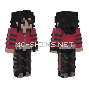 Michael Jackson Red Outfit Minecraft skin