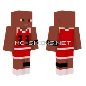 Michael Jordan Jersey Minecraft skin