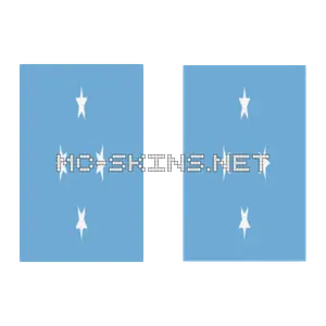 Micronesia Flag cape, outside and lining