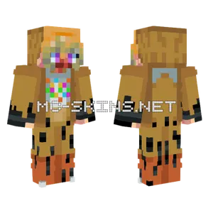 Microwave Chica Minecraft skin