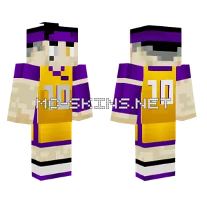Midas Basketball V3 Minecraft skin