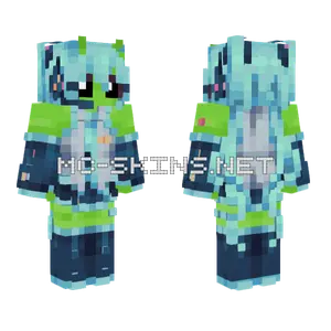 Miku Alien Minecraft skin