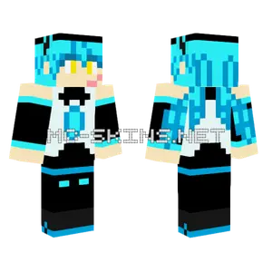 Miku Cipher Fanmade Minecraft skin