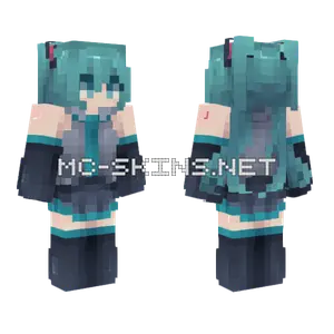 Miku Minecraft skin