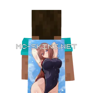 Miku Nakano Swimsuit cape, outside and lining