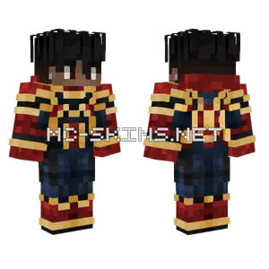Miles Morales Iron Spider Minecraft skin