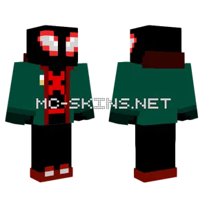 Miles Morales Spider-Man Minecraft skin
