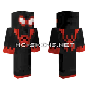 Miles Morales Spider-Man Minecraft skin