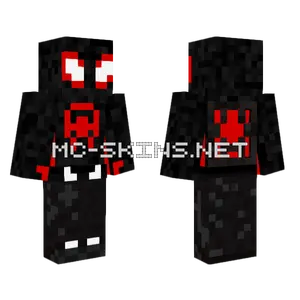 Miles Morales Spider-Man Casual Minecraft skin