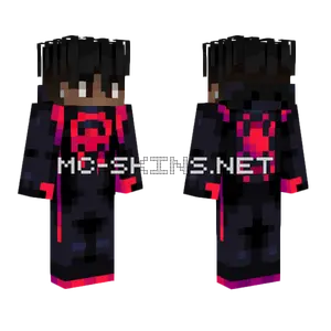 Miles Morales Spider-Man Costume Minecraft skin