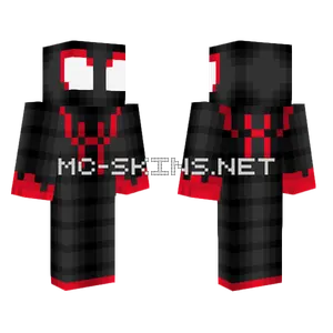Miles Morales Spider Verse Minecraft skin