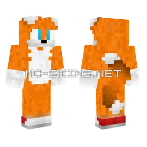 Miles Tails Prower Minecraft skin
