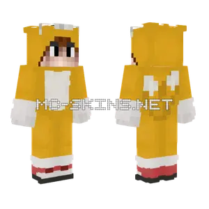 Miles Tails Prower Minecraft skin