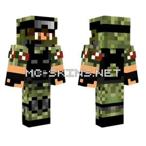 Militar Mexicano Vida Mexico Minecraft skin