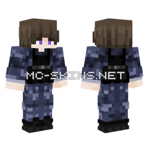 Military Boy Blue Minecraft skin
