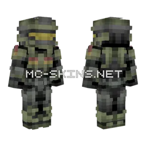 Military Police Armor Set Minecraft skin