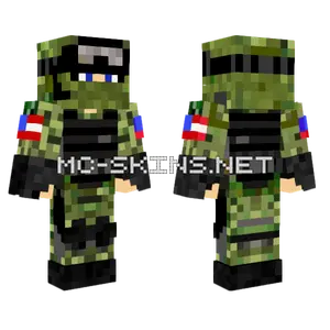 Military Warrior Minecraft skin