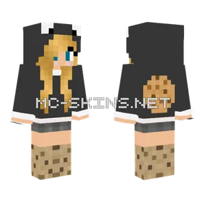 Milkacz Cookie Girl Minecraft skin