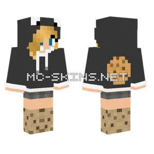 Milkacz Cookie Hoodie Minecraft skin
