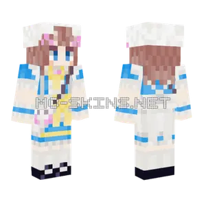 Milky Blue Outfit Minecraft skin