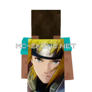 Minato Namikaze cape, outside and lining