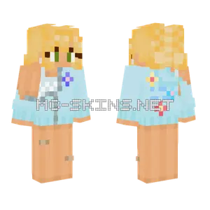 Mini Me Space Buns Minecraft skin