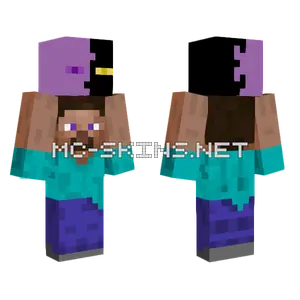 Mini Steve With My Head Minecraft skin
