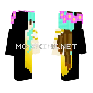 Mint Chocolate Chip Minecraft skin