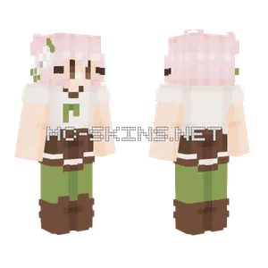 Mint Cocoa Minecraft skin