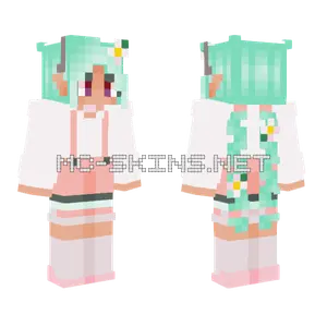 Mint Green Elf Girl