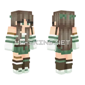 Mint Viennetta RCE Minecraft skin