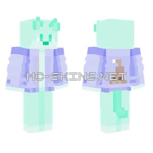 Minty Kitty Pajamas Minecraft skin