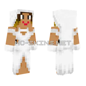 Minyns1 White Dress Minecraft skin