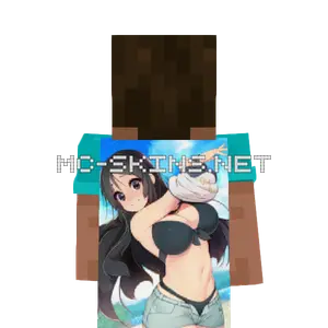 Mio Akiyama Bikini cape, outside and lining