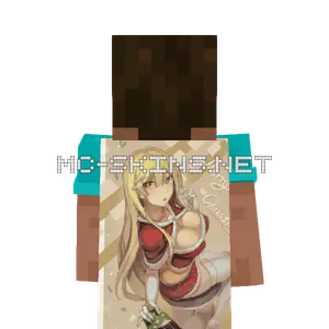 Misaki Shokuhou Santa cape, outside and lining