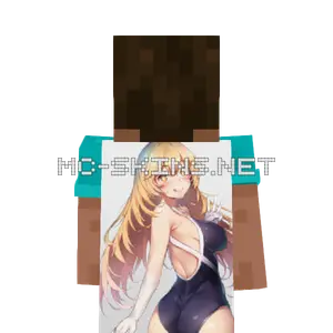 Misaki Shokuhou Swimsuit cape, outside and lining