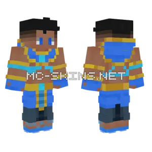 Misireymen Blue Outfit Minecraft skin