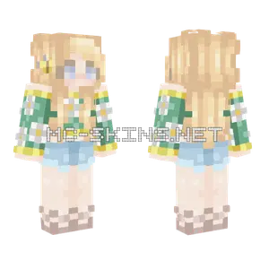 Miss Spring Minecraft skin