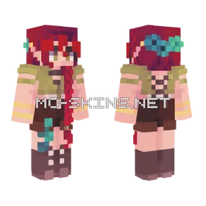 Misty Eyes Collab Minecraft skin
