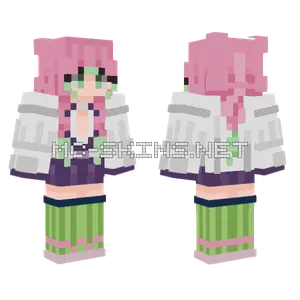 Mitsuri Kanroji Minecraft skin
