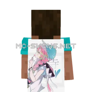 Mitsuri Kanroji Hoodie cape, outside and lining