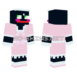 Mob in Maid Dress Minecraft skin