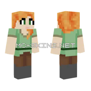 Modified Alex Skin Minecraft skin