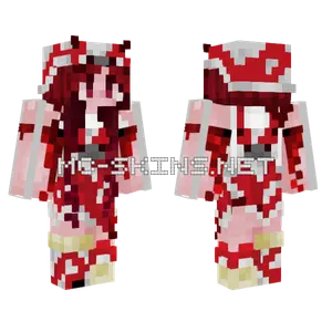 Modified Mooshroom Girl Minecraft skin