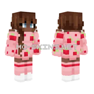 Molly Strawberry Dress Minecraft skin