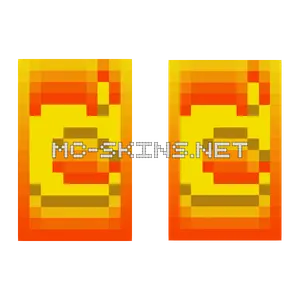 Molten Gold Ingot cape, outside and lining