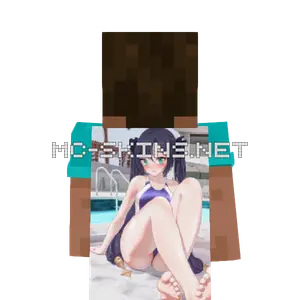 Mona Swimsuit cape, outside and lining