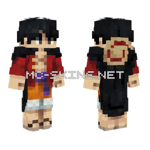 Monkey D Luffy Minecraft skin